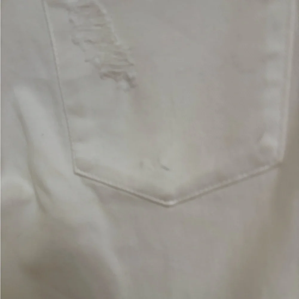 Articles Of Society White Ankle Cropped Jeans - Picture 4 of 6